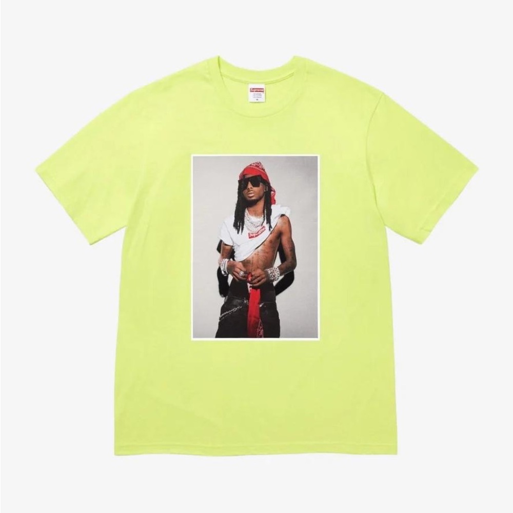 Supreme Authentic playboy carti green yellow M NWT